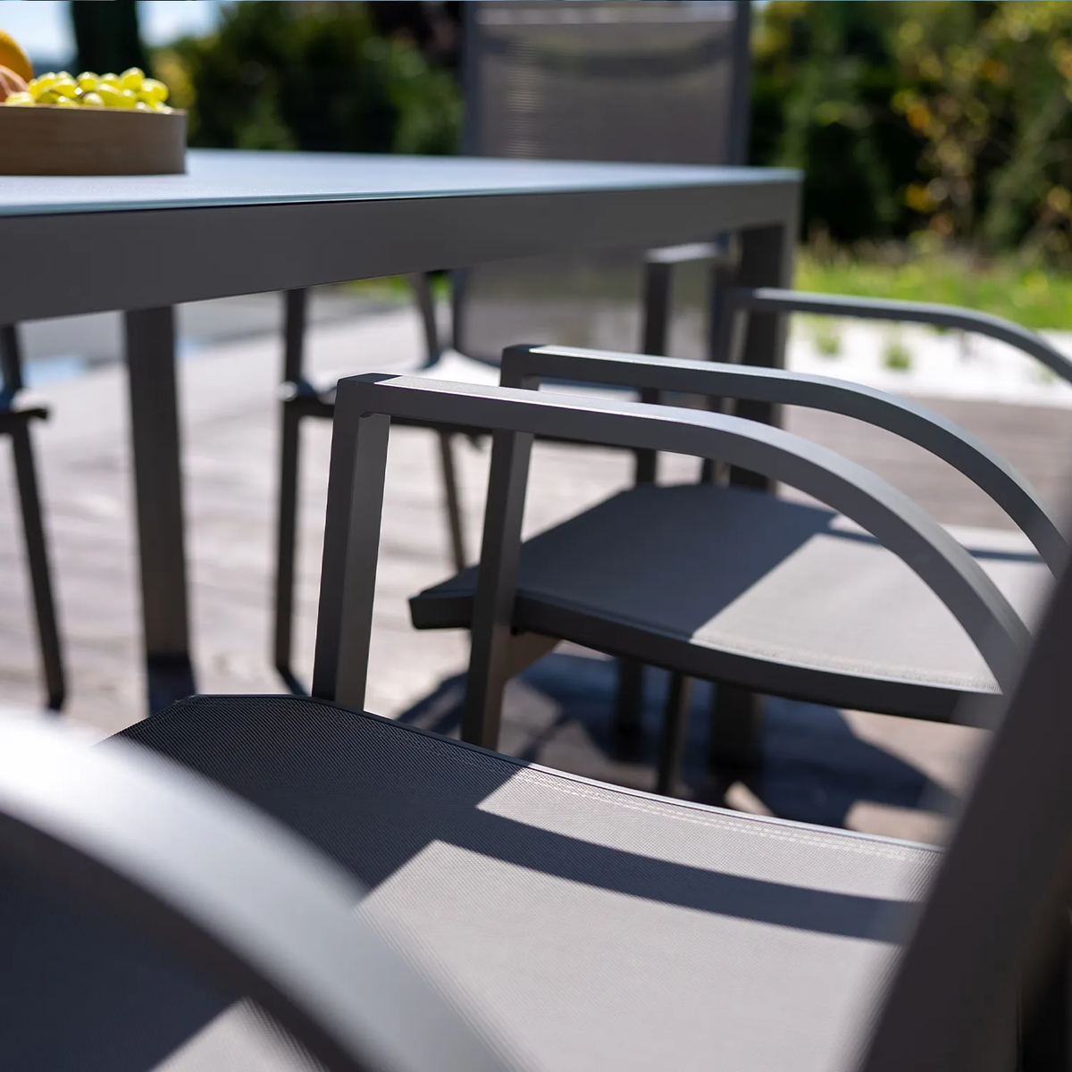 Meble ogrodowe OVIEDO szare