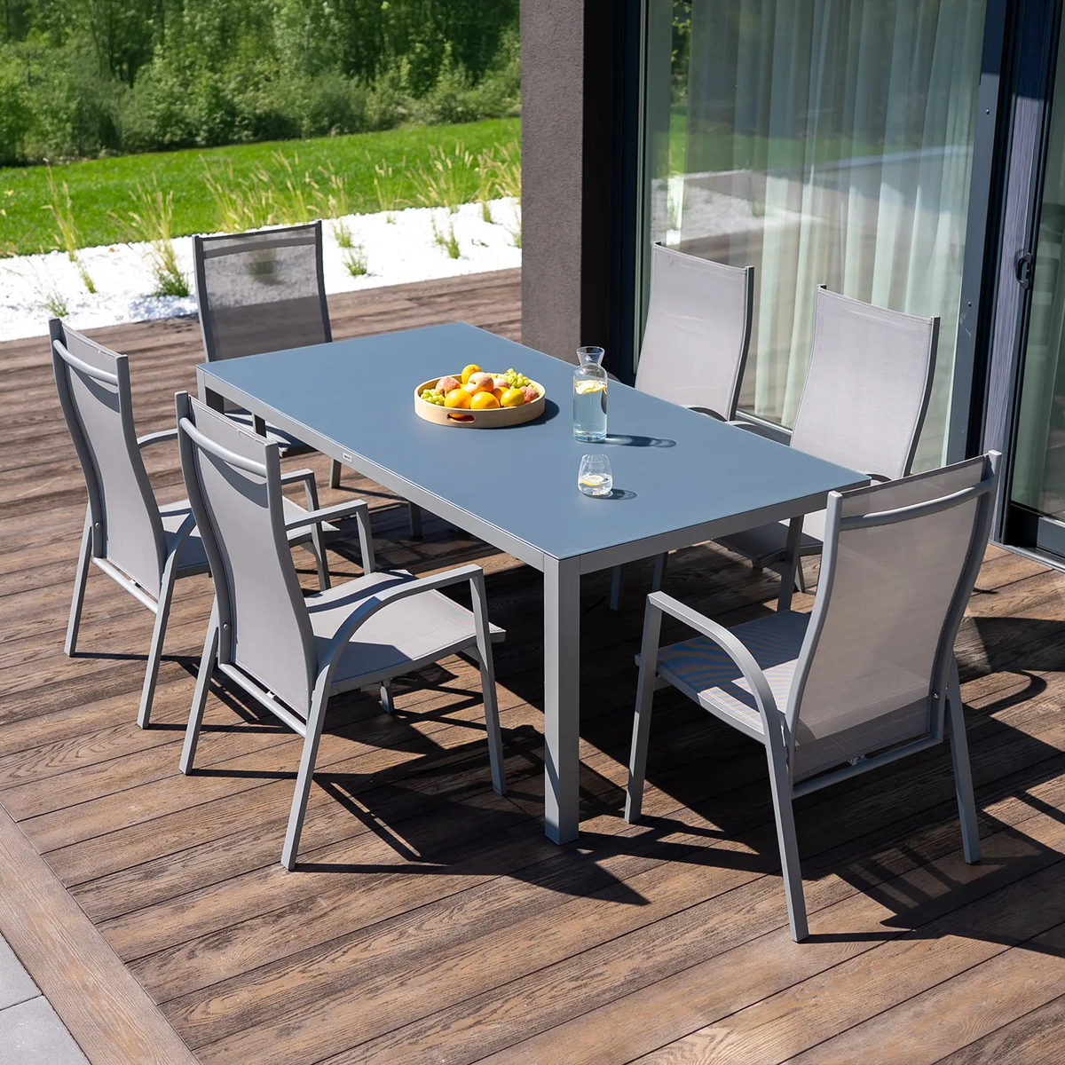 Meble ogrodowe OVIEDO szare