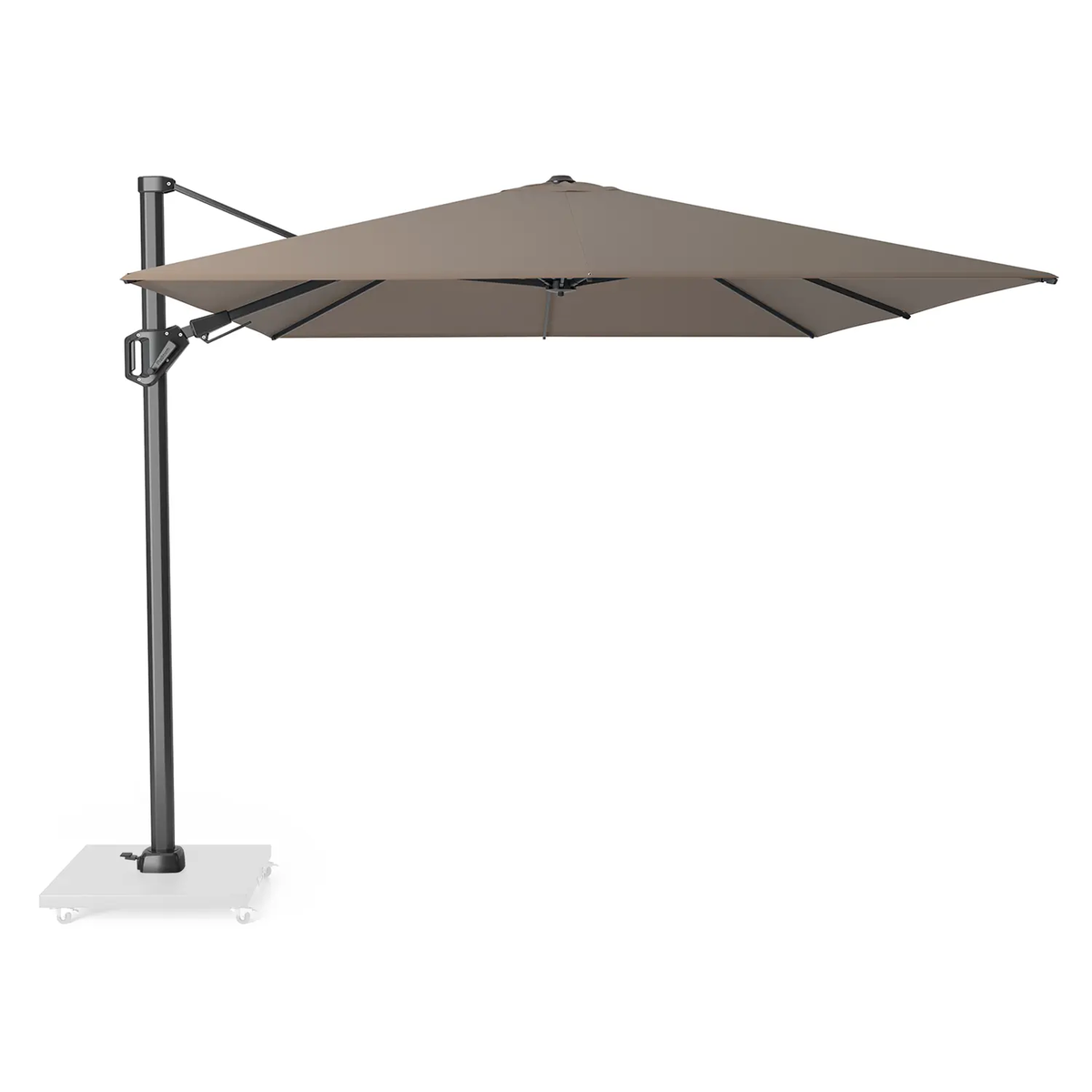 Parasol ogrodowy ​​​​​​Challenger T² Premium 3,5m x 2,6m - Wariant kolorystyczny: Havana