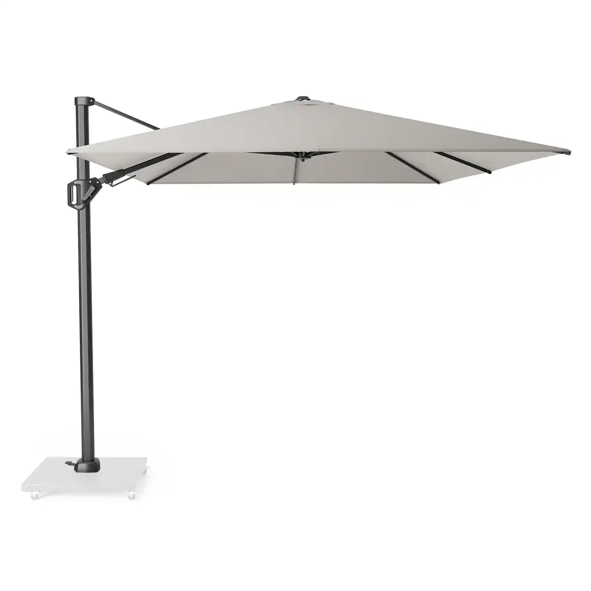 Parasol ogrodowy ​​​​​​Challenger T² Premium 3,5m x 2,6m - Wariant kolorystyczny: Manhattan