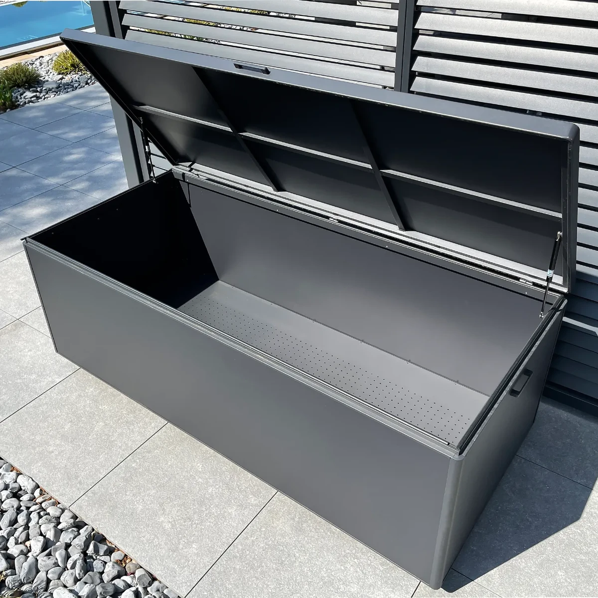 Skrzynia na balkon CONTENITORE 160cm antracyt 954L