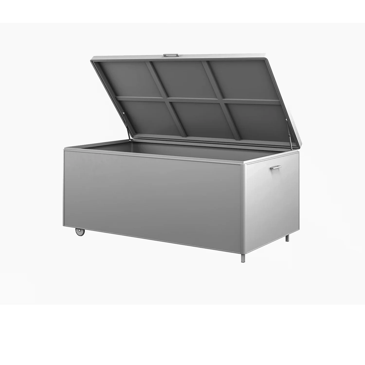 Skrzynia na poduszki CONTENITORE 160cm szara 954L