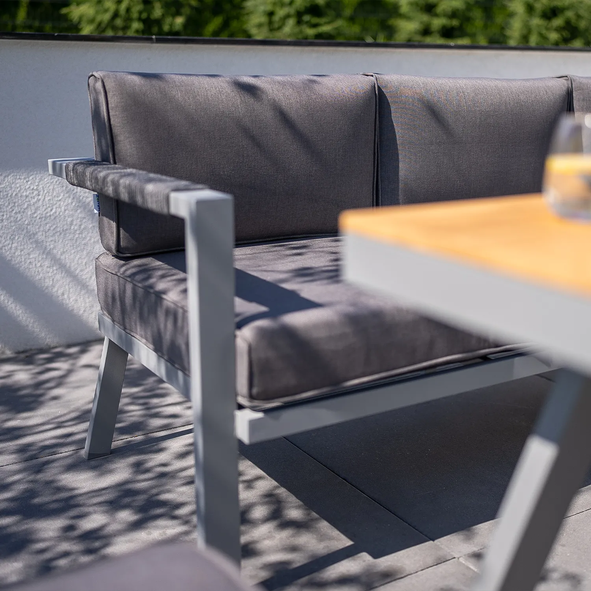 Zestaw ogrodowy GRADO II szary WYPRZEDAŻ