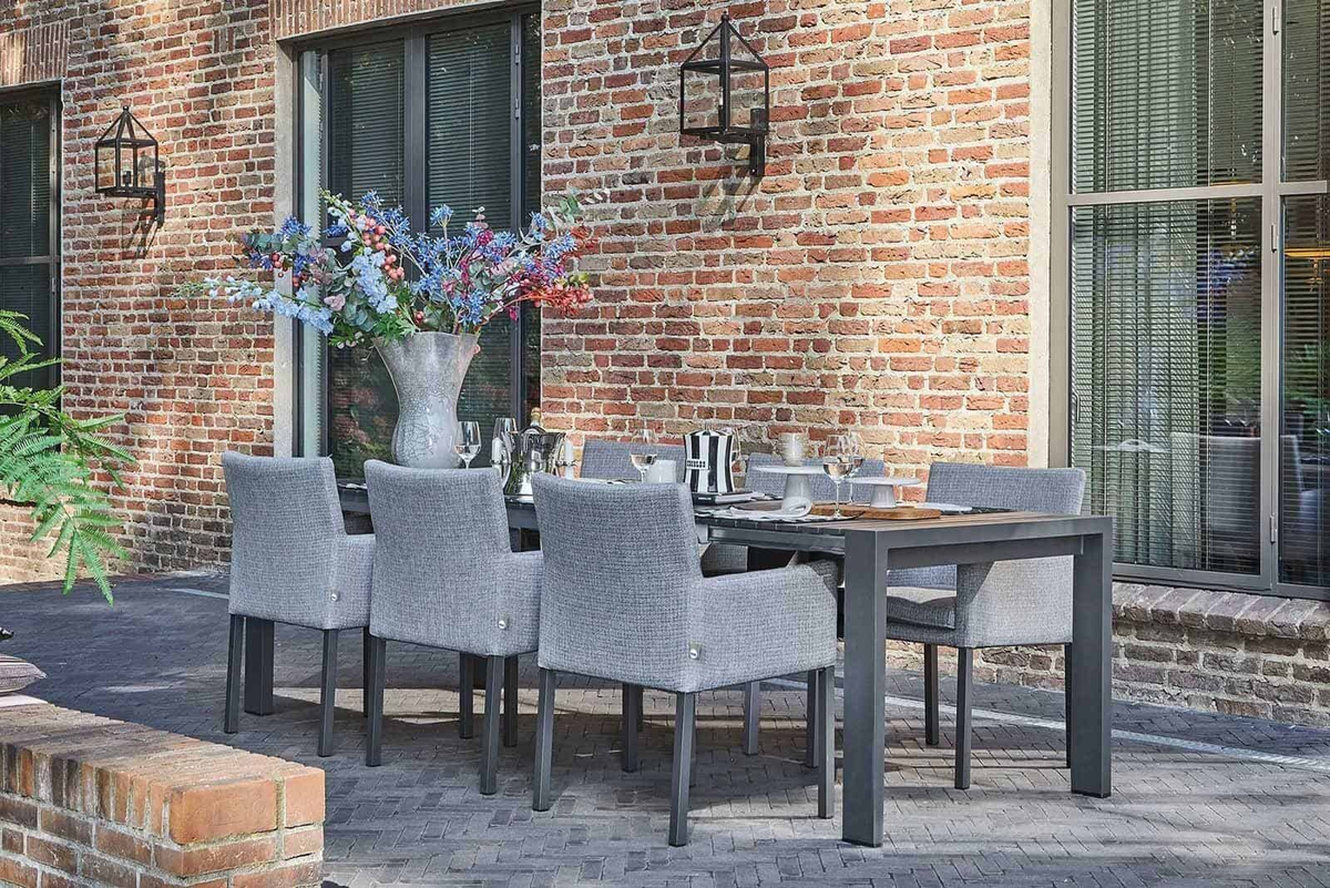 Stół ogrodowy rozkładany aluminiowy RIALTO 265cm biały