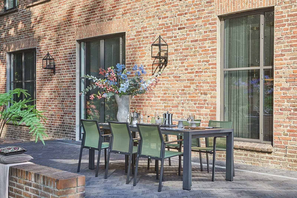 Stół ogrodowy rozkładany aluminiowy RIALTO 265cm biały