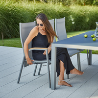 Meble ogrodowe OVIEDO szare teak