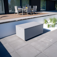 Skrzynia na poduszki CONTENITORE 160cm szara 954L