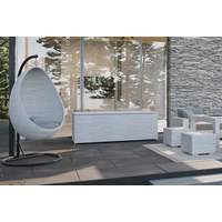 Skrzynia ogrodowa SCATOLA 200cm royal biała 1181L