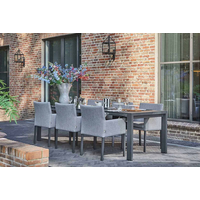 Stół ogrodowy rozkładany aluminiowy RIALTO 265cm biały