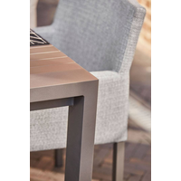 Stół ogrodowy rozkładany aluminiowy RIALTO 265cm biały
