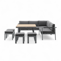 Zestaw ogrodowy GRADO II szary WYPRZEDAŻ