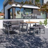 Zestaw ogrodowy GRADO II szary WYPRZEDAŻ