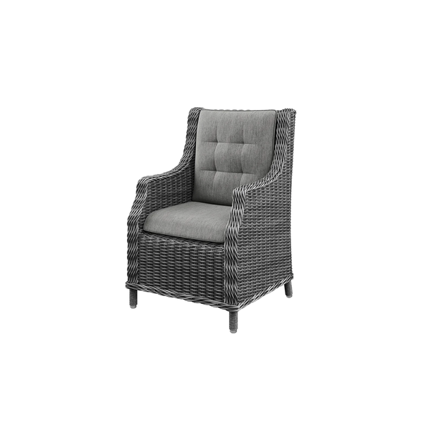 Fotel na taras SIENA royal szary
