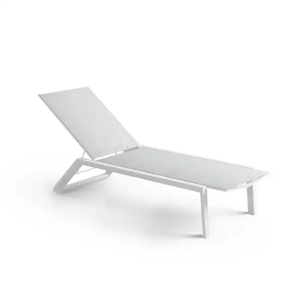 Leżak ogrodowy MURCIA biały