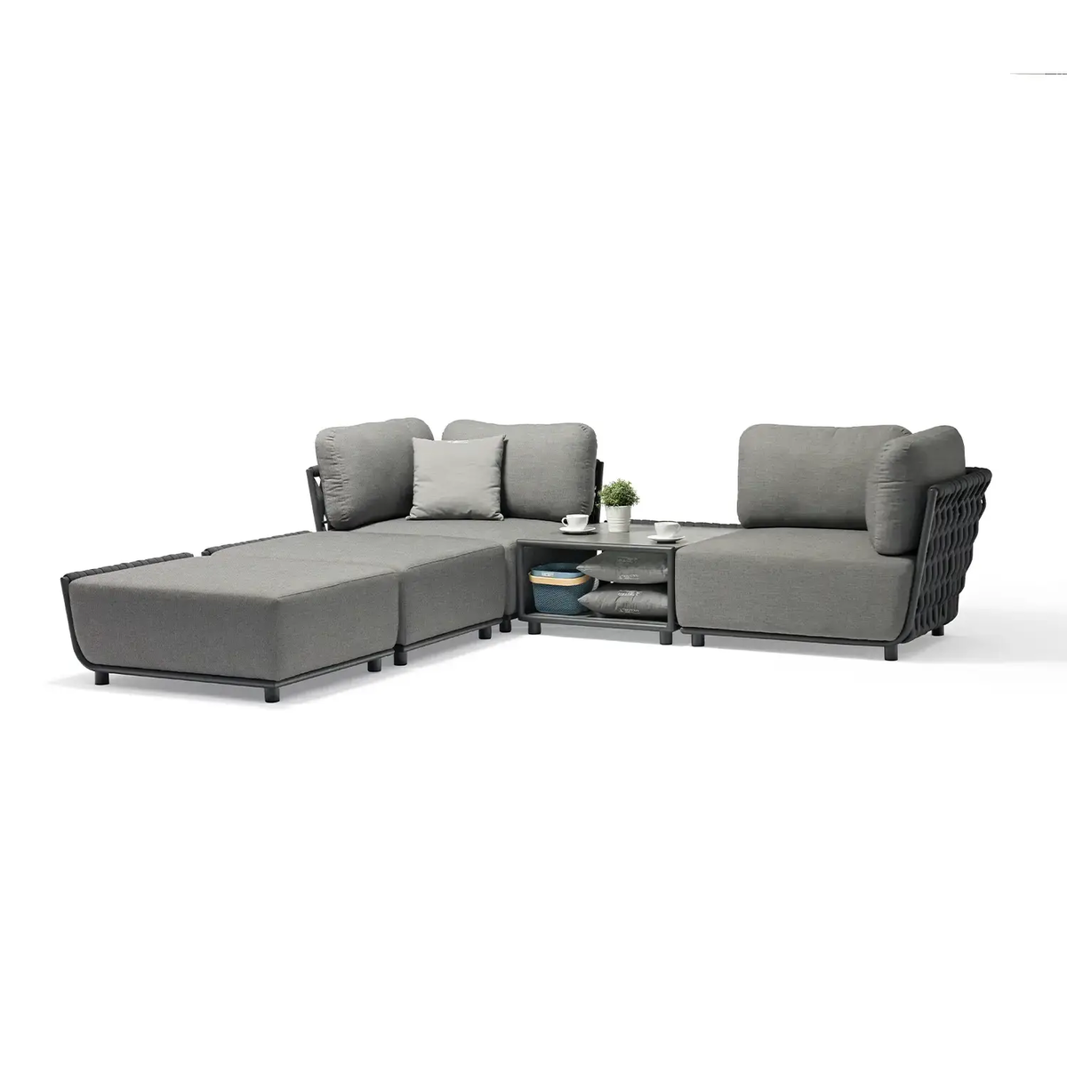 Element lewostronny HUG antracyt