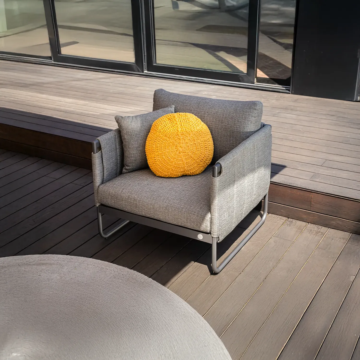 Fotel ogrodowy SODA antracyt