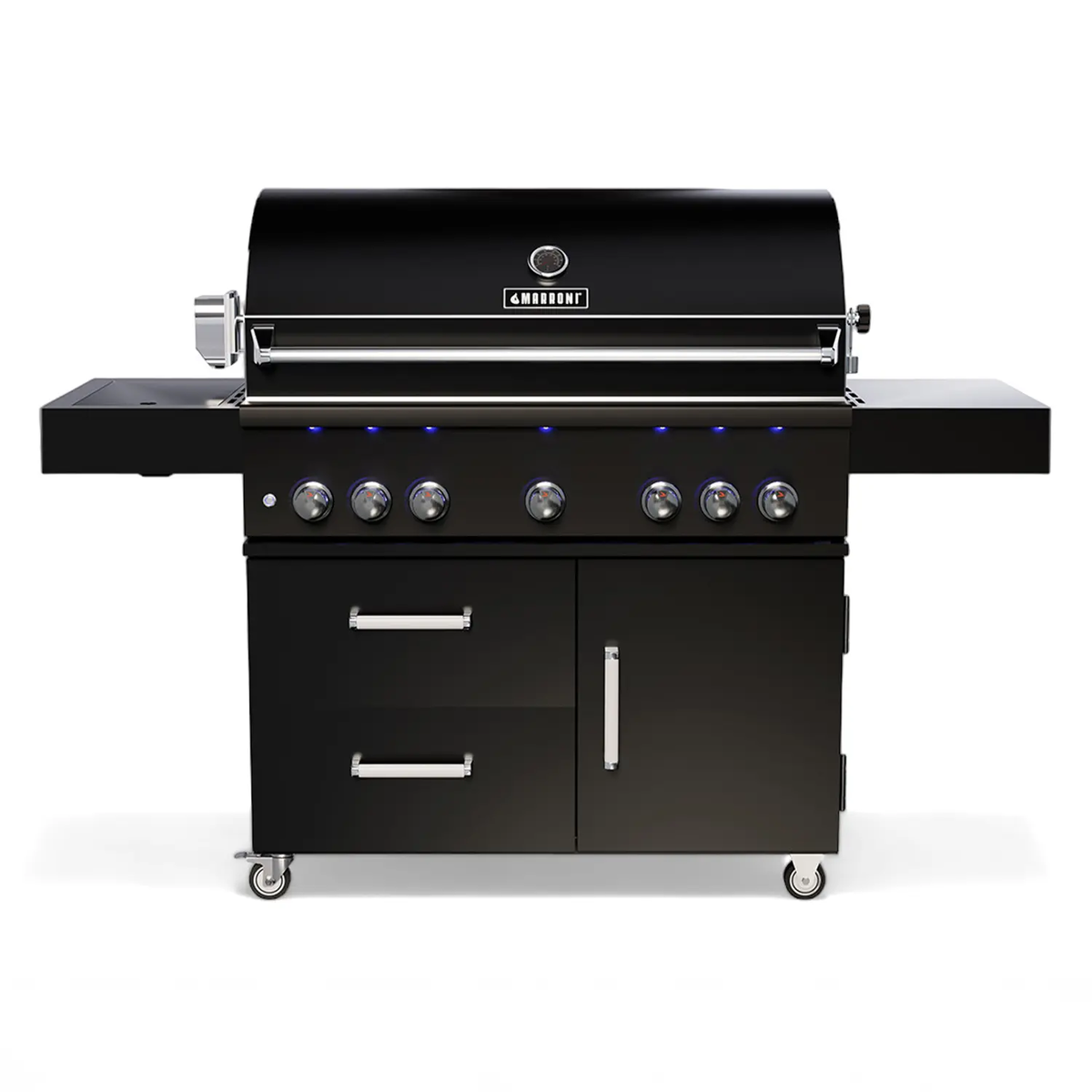 Grill ogrodowy gazowy VESUVIUS PRO 5-palnikowy czarny