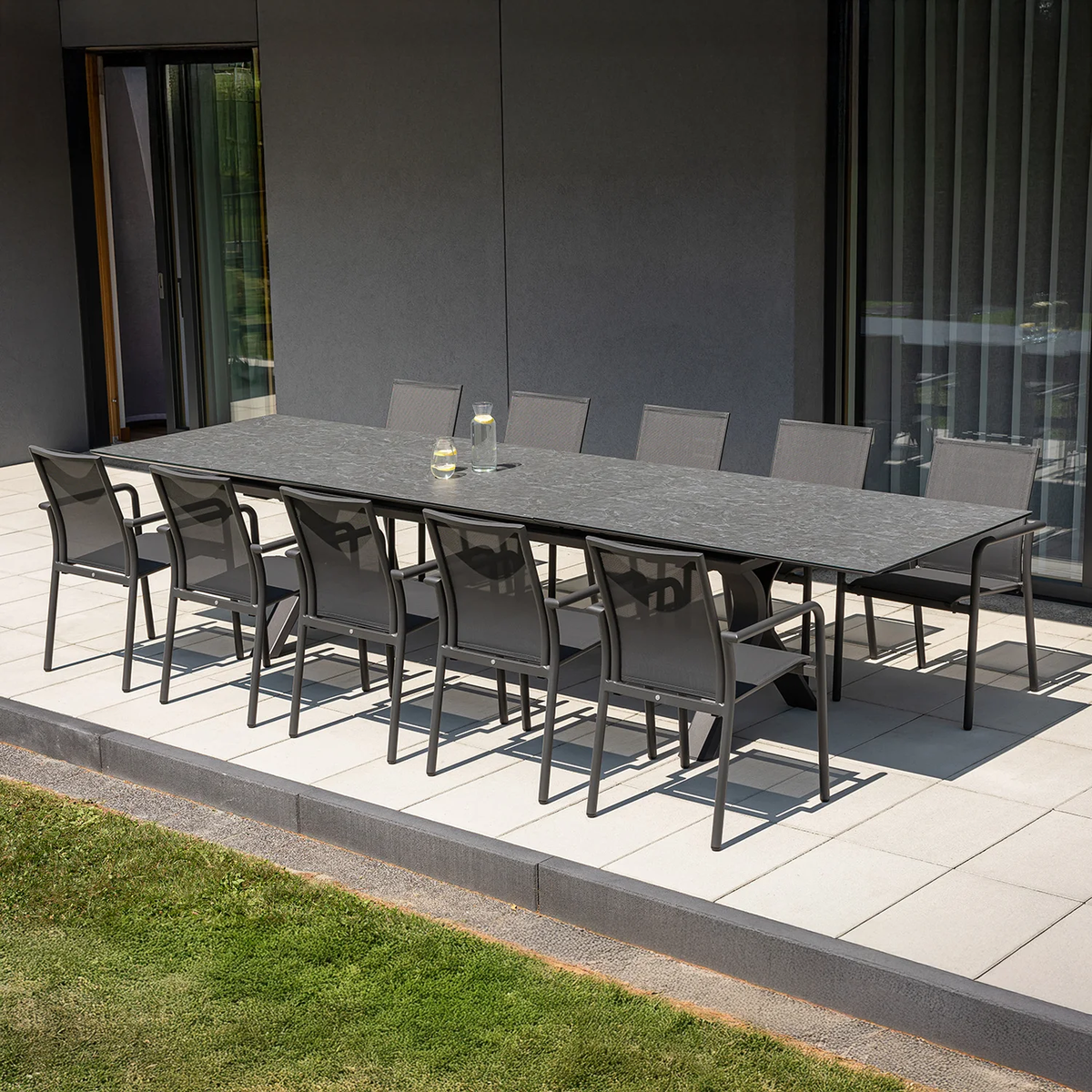 Stół ogrodowy TORO 260 - 360 cm antracyt