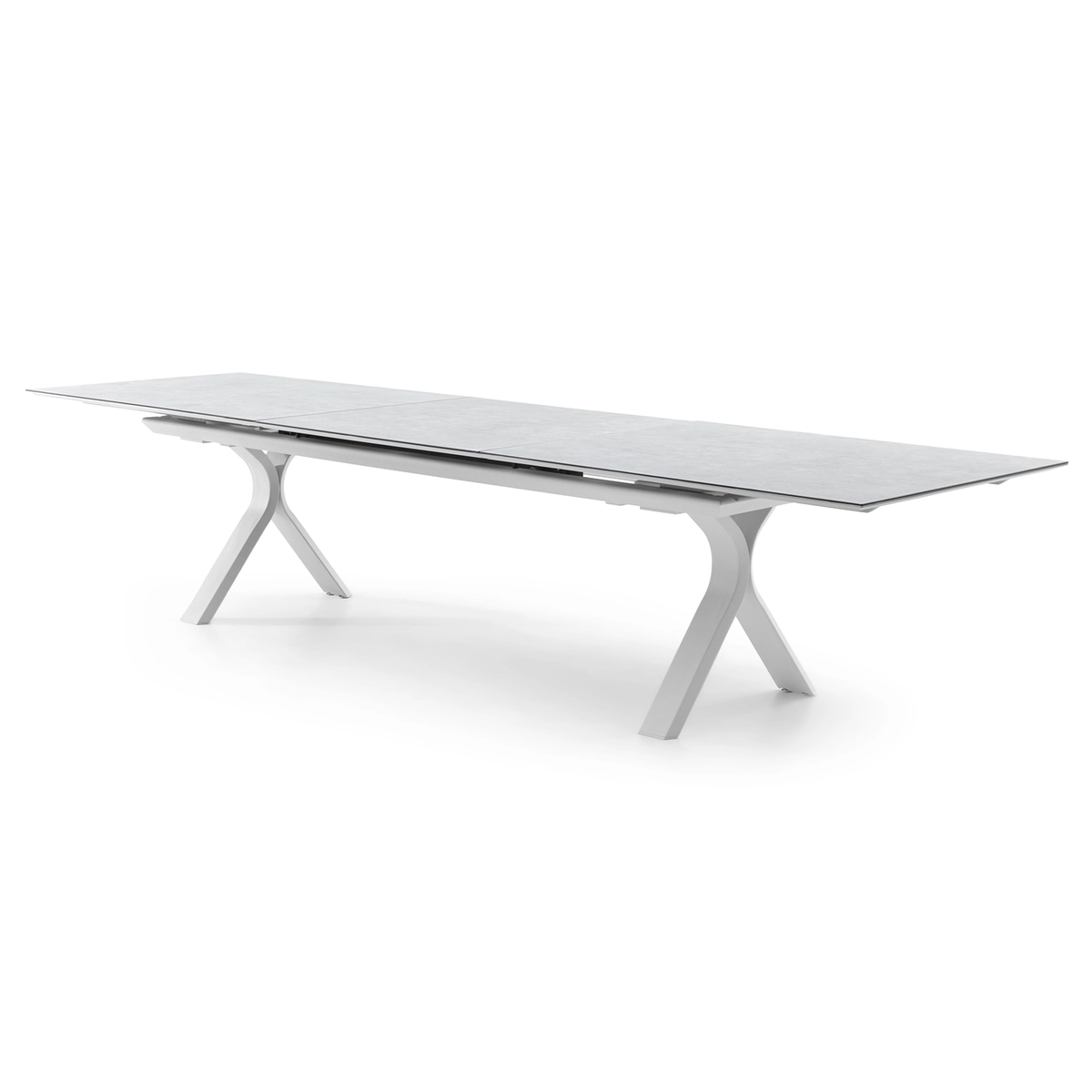 Stół ogrodowy TORO 260 - 360 cm biały