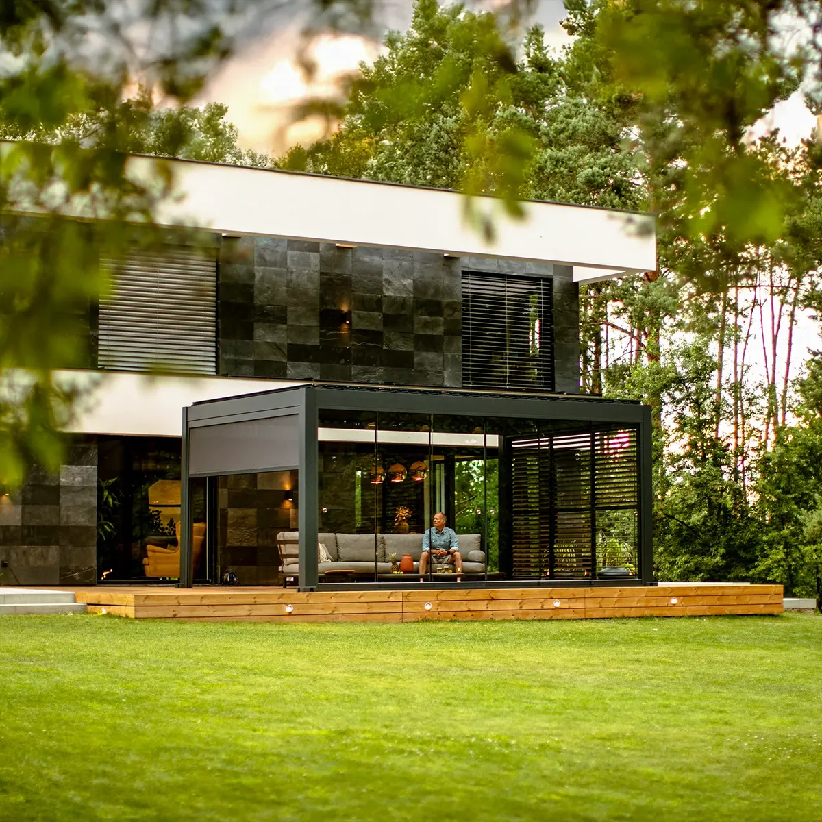 Zadaszenie tarasu na wymiar GRAND 4x6m