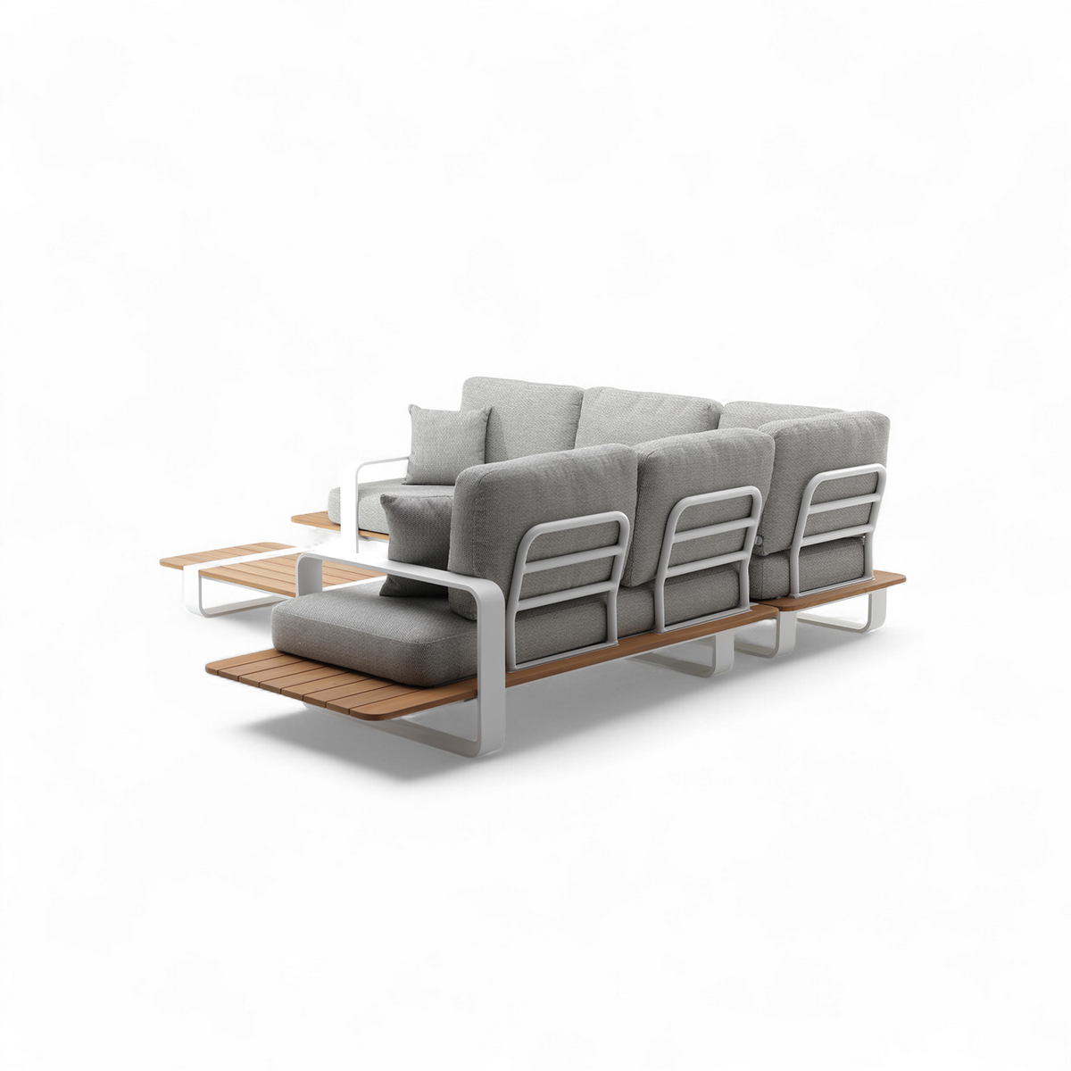 Zestaw mebli ogrodowych DOX biały