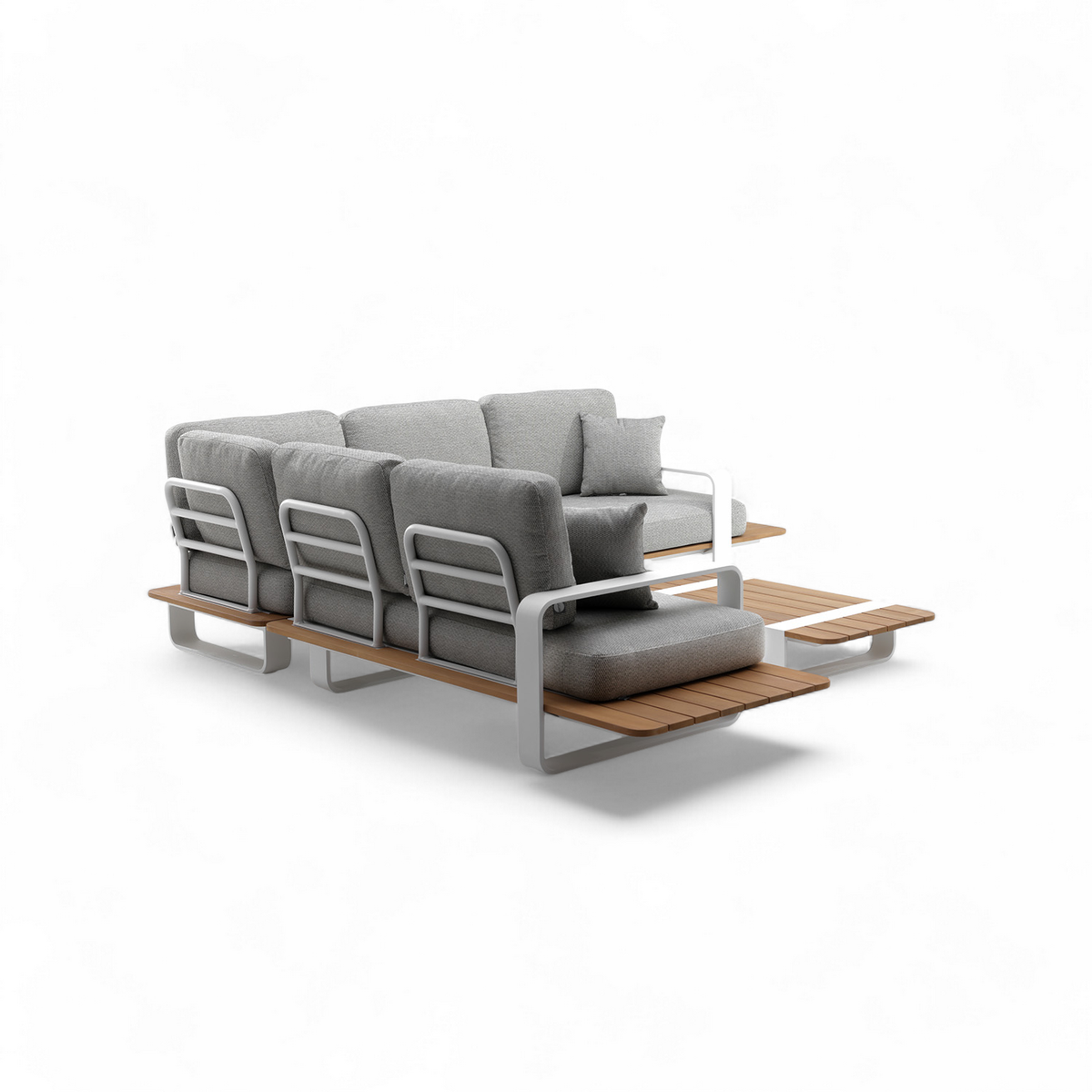 Zestaw mebli ogrodowych DOX biały