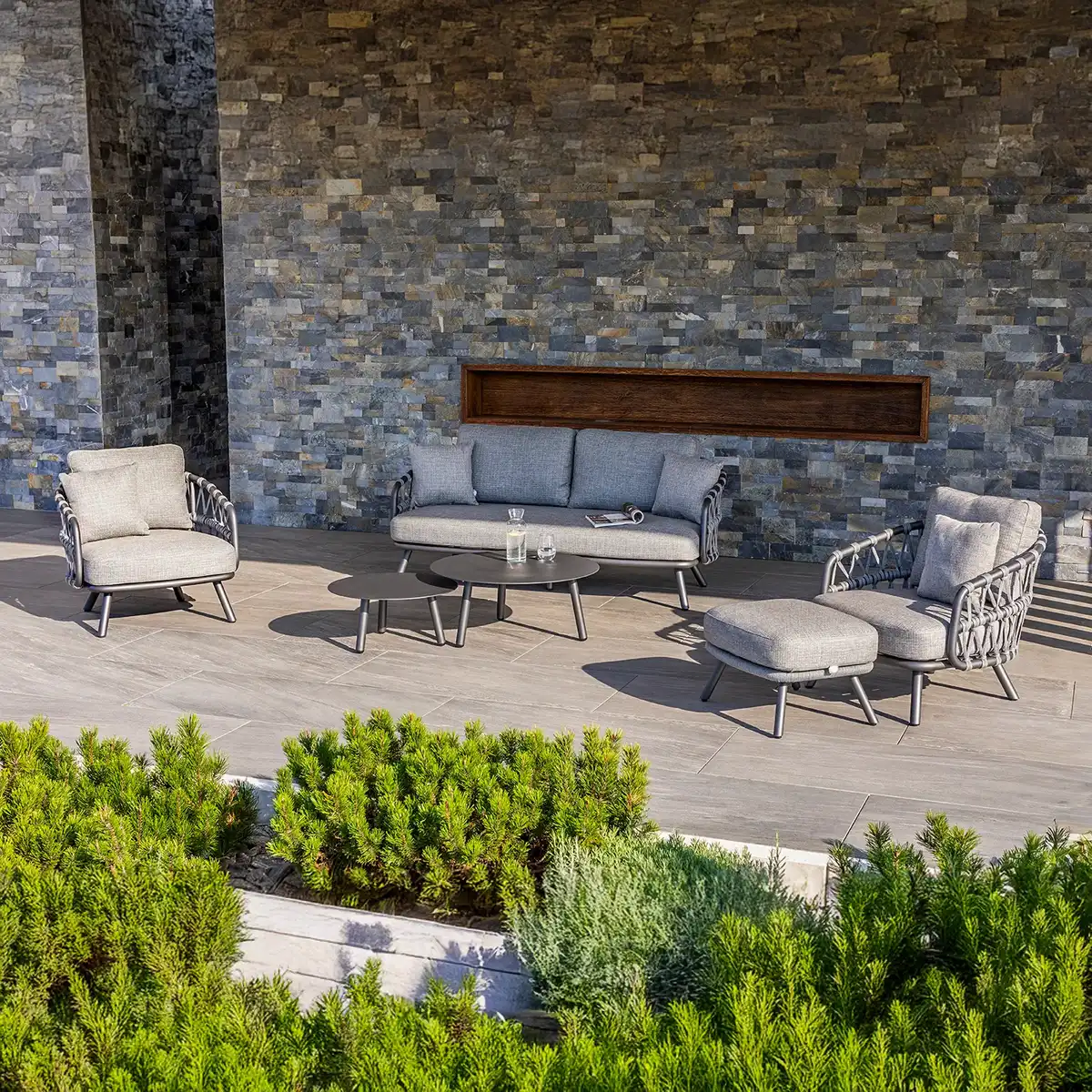 Zestaw mebli ogrodowych HARBOUR antracyt