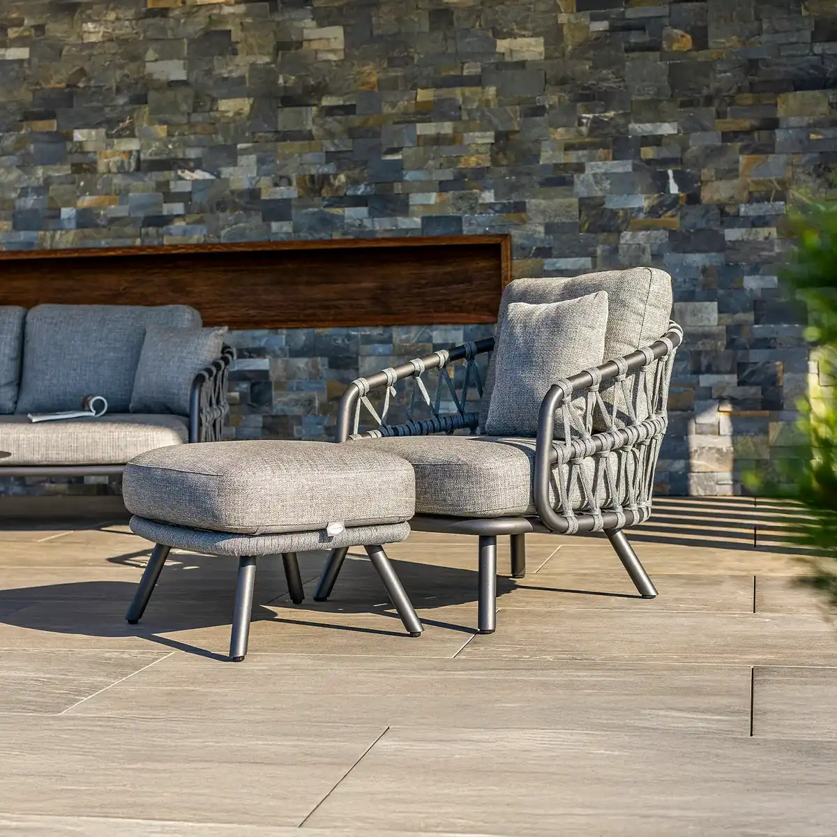 Zestaw mebli ogrodowych HARBOUR antracyt