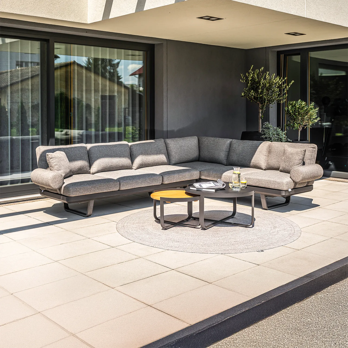 Zestaw mebli ogrodowych ORLANDO antracyt