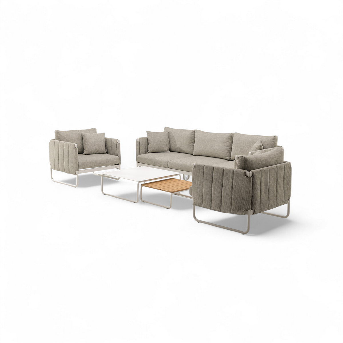 Zestaw mebli ogrodowych SODA I biały