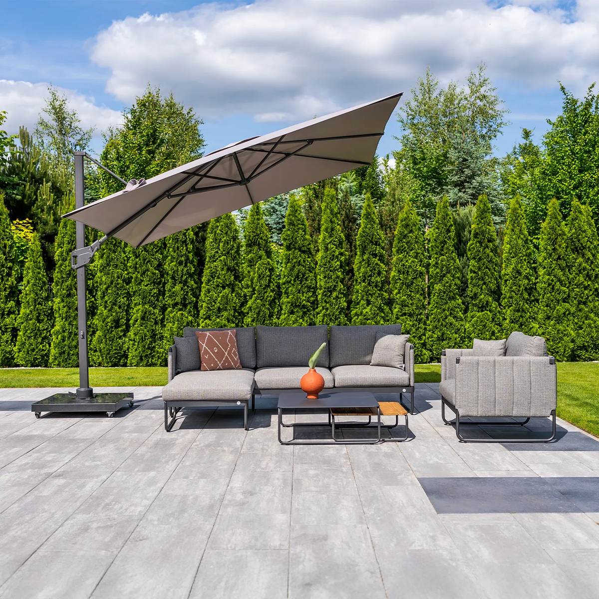 Zestaw mebli ogrodowych SODA II antracyt