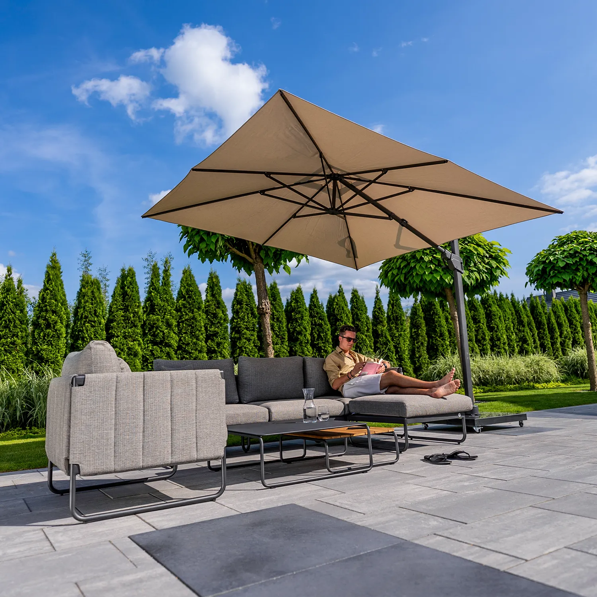 Zestaw mebli ogrodowych SODA II antracyt