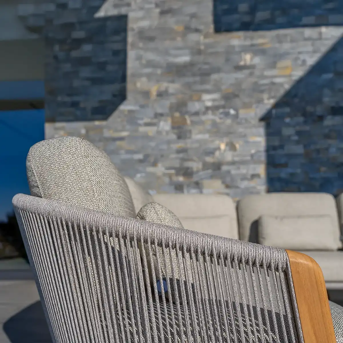 Zestaw ogrodowy narożny HAVEN mokka