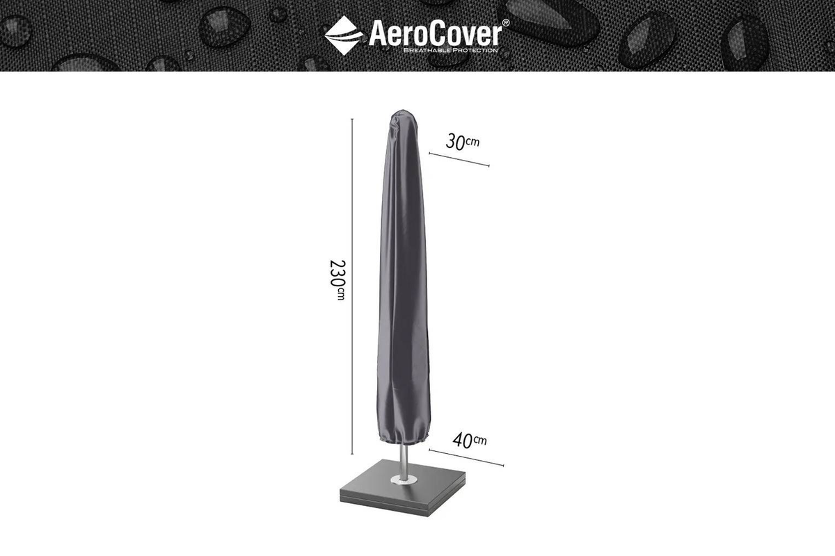 Pokrowiec na parasol ogrodowy z nogą centralną 230x30/40cm 7980