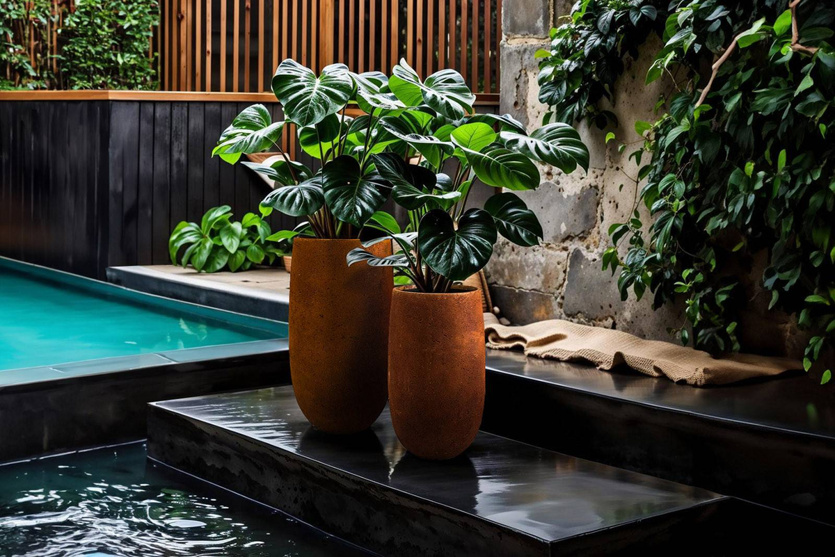 Donica SANDSTONE 08500-02 92 cm brown