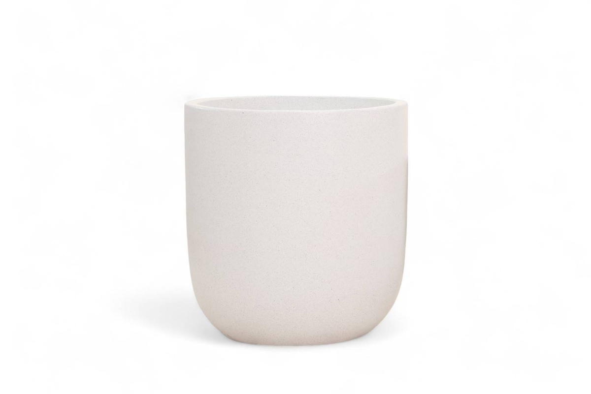 Donica na taras 10843 biała 57 cm