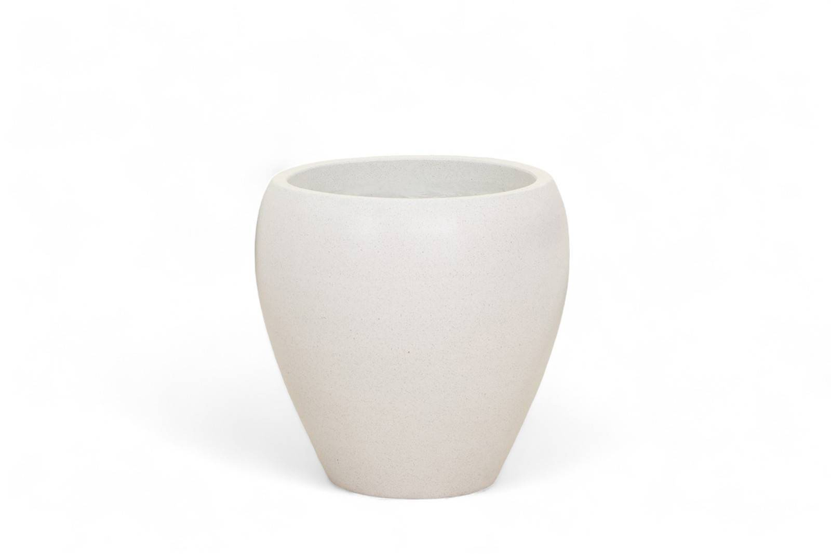 Donica na taras 10845 biała 52 cm