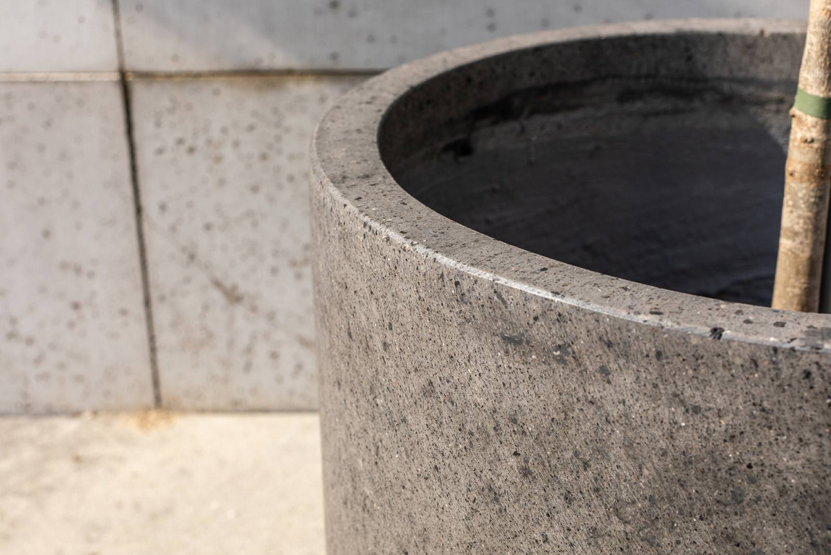 Donica na taras 10846 szara 50 cm