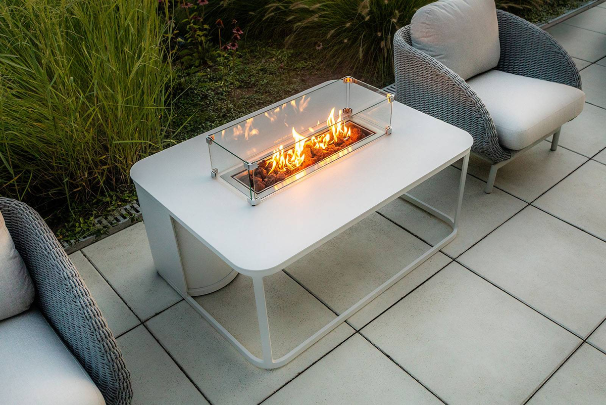 Palenisko FOGO prostokątne białe