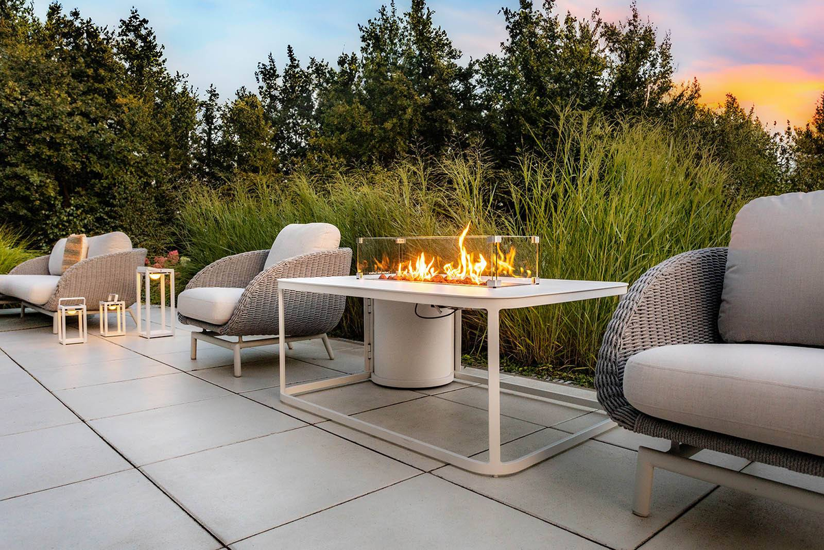 Palenisko FOGO prostokątne białe