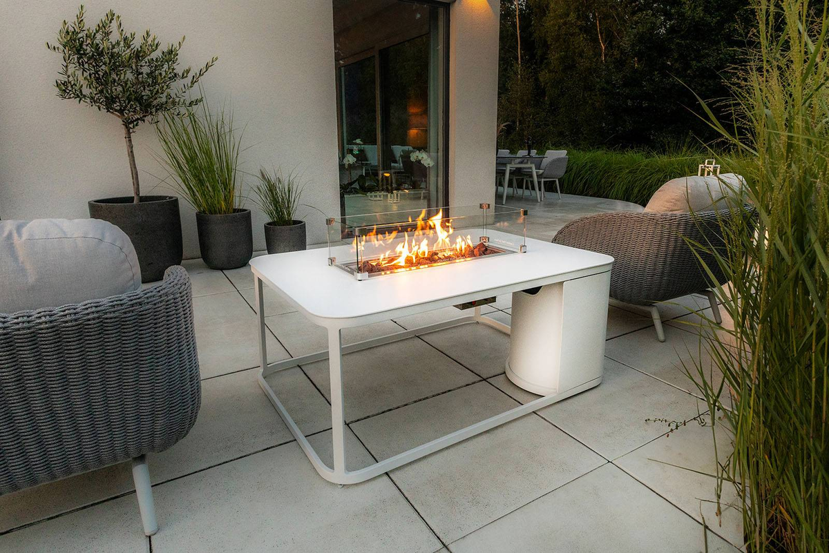 Palenisko FOGO prostokątne białe