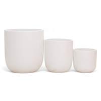 Donica na taras 10843 biała 44 cm