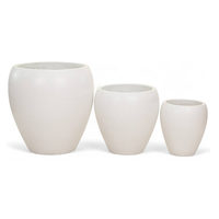 Donica na taras 10845 biała 52 cm