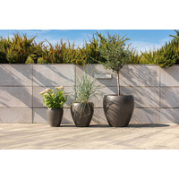 Donica na taras 10845 szara 42 cm