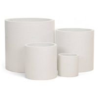 Donica na taras 10846 biała 40 cm