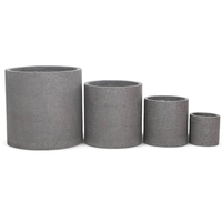 Donica na taras 10846 szara 50 cm