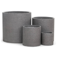 Donica na taras 10846 szara 50 cm