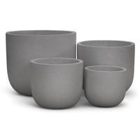 Donica na taras 10847 szara 49 cm