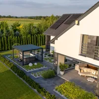 Elektryczna pergola tarasowa PRIME z oświetleniem LED 4x4m