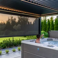 Elektryczna pergola tarasowa PRIME z oświetleniem LED 4x4m